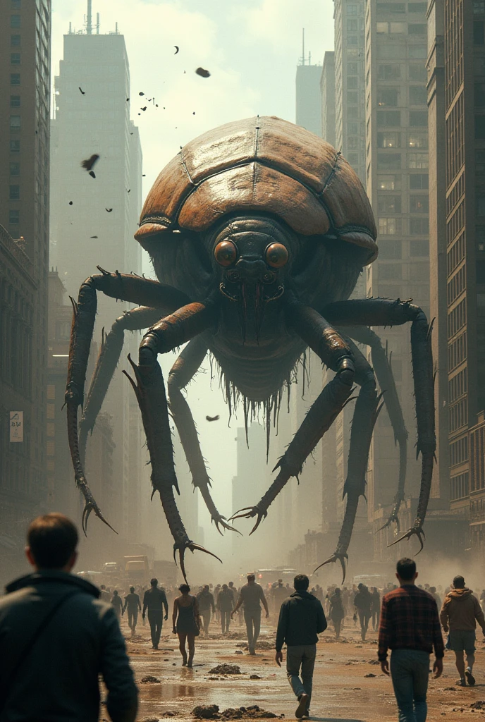 A Normal beetle concerted into A horrible beetle and smashing everything in city