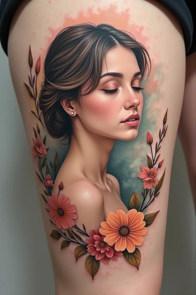 ((best quality)), ((masterpiece)), (detailed), tatoo in had