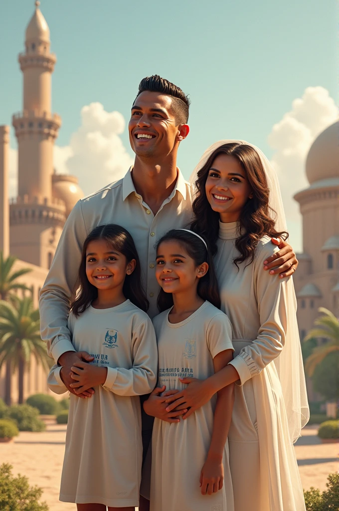 Arab married to a white woman and 2 boys 