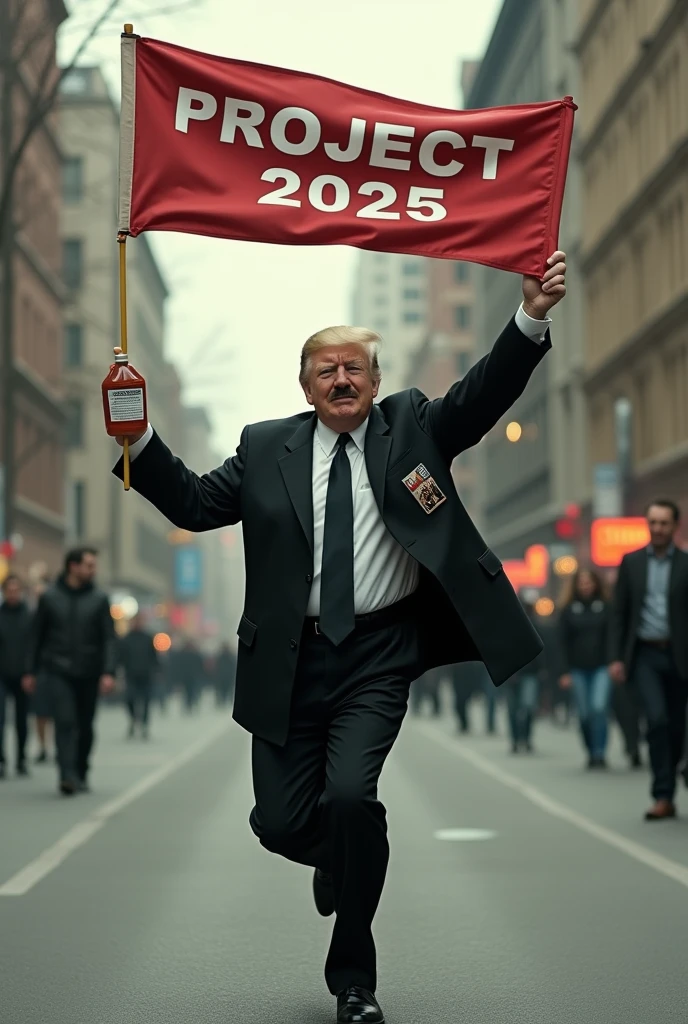(donald trump),
(jogging outfit:1.3), running away from furious crowd, furious crowd, (dynamic angle:1.2), (dynamic pose:1.2), full body, detailed anatomy, detailed face,
set in modern new york, in the central park, <lora:skin_texture_v2:0.8>, (((semi-realistic illustration))), (Modern Fantasy:1.3), (dark fantasy:1.1), (illustration:1.5), <lora:3DMM_V12:1>, <lora:add_detail:1.5>