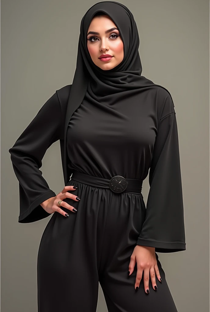 Hijabi & sexy  big boos girl