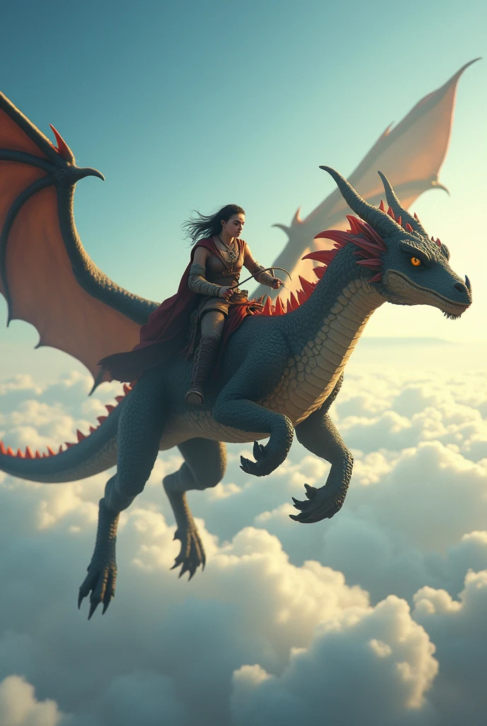  riding a dragon