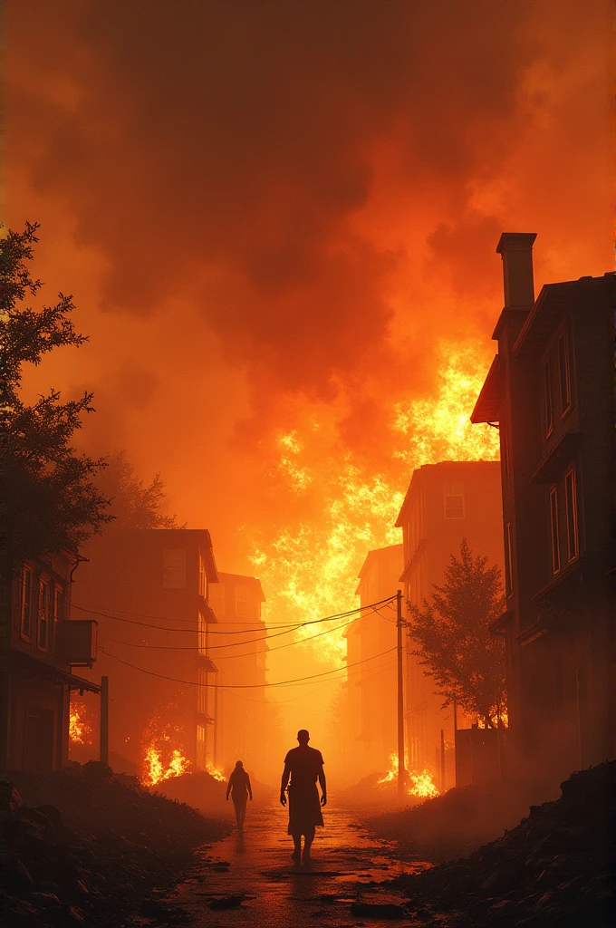 Heart human (realistico) sendo incendiado por um fogo abrasador (realistico), obra prima, 8k, fotorealisstico, hdr, ultra real, ultra detalhado