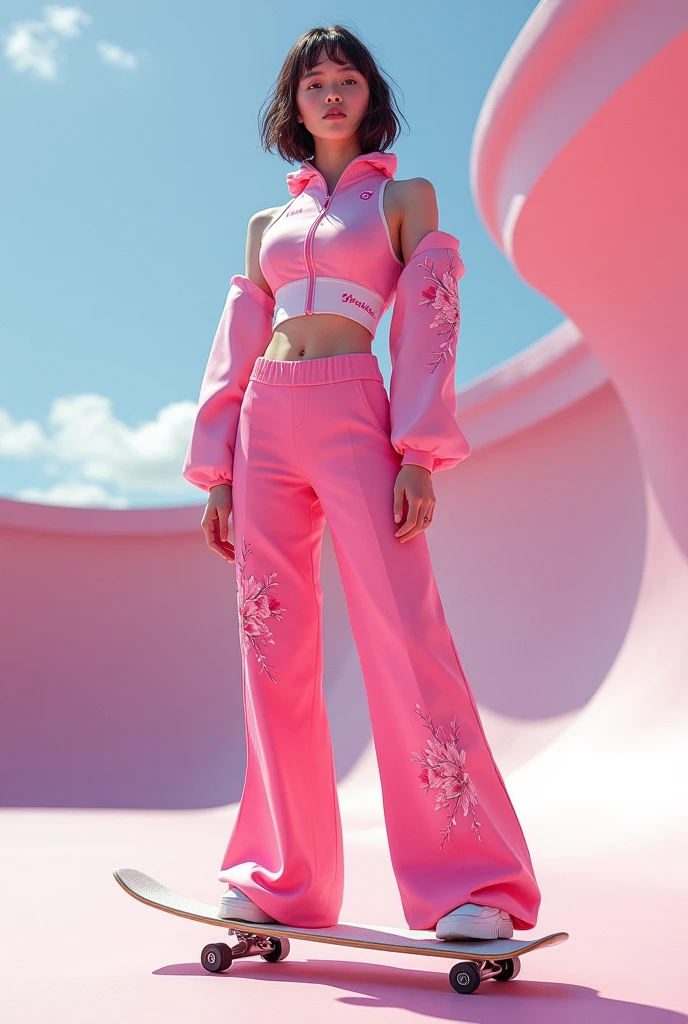 Balloon skirt that transformed into a men's balloon shorts 
