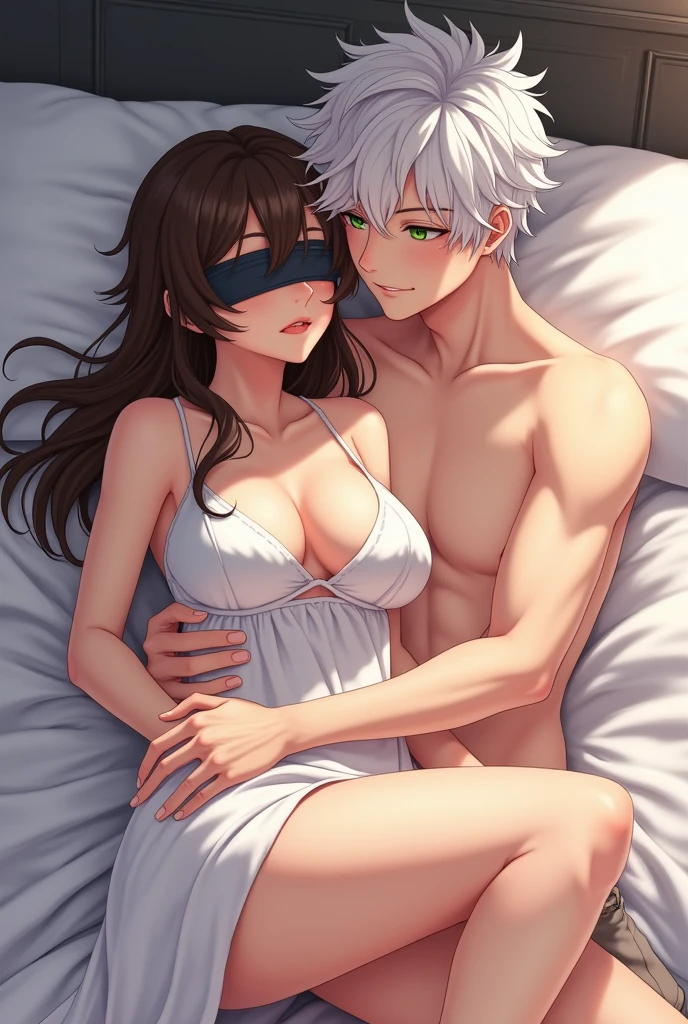 a father （he had been brainwashing by his second son,crossdressing,Sex with his second son every day, wear sexy Wedding lingerie,bride of his second son,have one's first night,,swear live as the wife of his second son for life) 