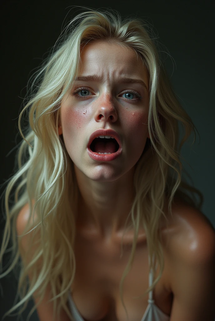 high quality, detailed,a girl with white water drops on her face.she is taking a shower,lots of white water droplets.(at night:2.0),green eyes.she is 13 years old japanese bitch office lady,prostitute,she has a mole under her eye,(((smallest breasts:1))),(wearing white business shirt),((wearing gray blazer and black bra)),blunt bangs,((blonde wavy hair,very wet hair and wet face,shiny face)),slender,nipples,temptation,
((intense sex on her teacher in backward woman on top posture:1.5))

((she opens her mouth wide and close her eyes,her cheeks are very red))smile

(selfish:1.5,fisheye lens,angle from above:1.3)((in the classroom))
