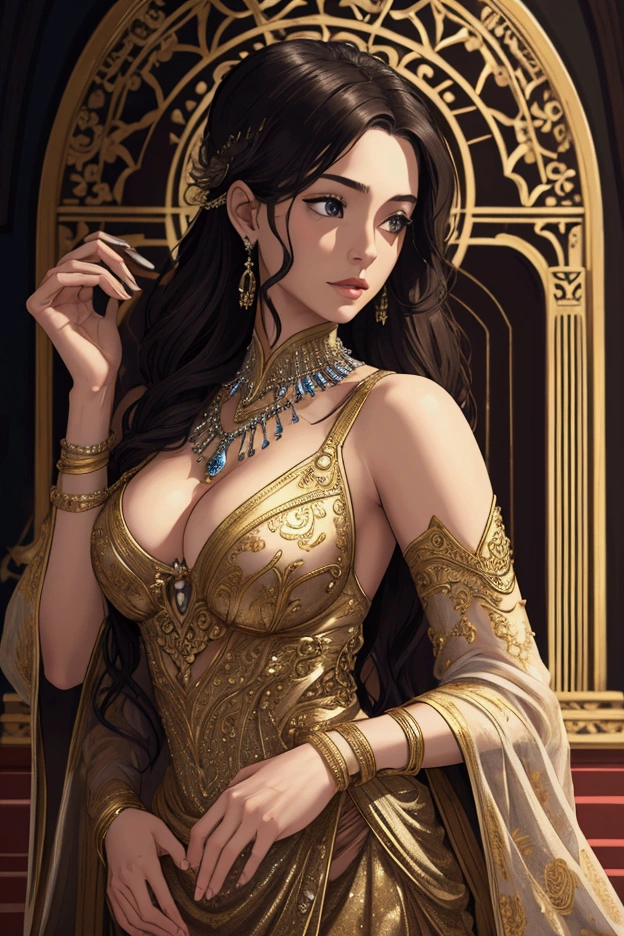 Amber golden eyes