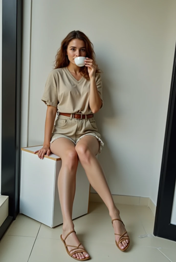 Araffe sitting on a swing with a bag and a purse, luce sexy, lorena avarez, topo, Julia Fuentes, sandy beige, by Nándor Katona, 🤬 🤮 💕 🎀, Mariscala Becker, by Judith Gutierrez, Full length view, Looks realistic, by Milton Menasco, carla ortiz, by Gabriel Ba