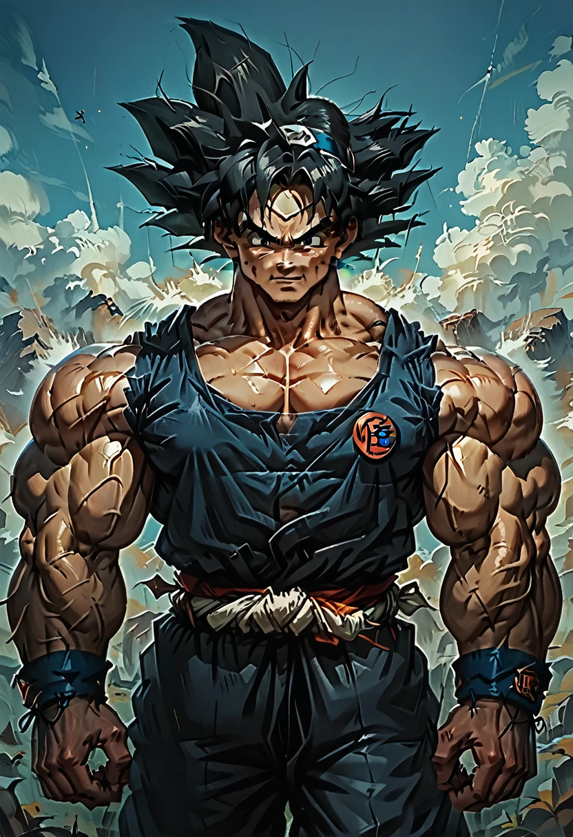 Highest quality,Based on anatomy,Huge muscles,Goku and Kogenta mix,