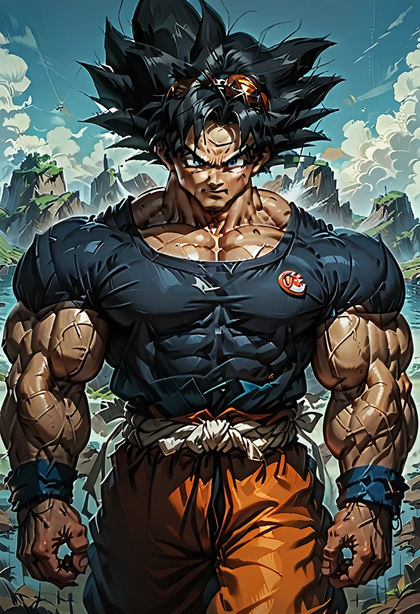 Highest quality,Based on anatomy,Huge muscles,Goku and Kogenta mix,