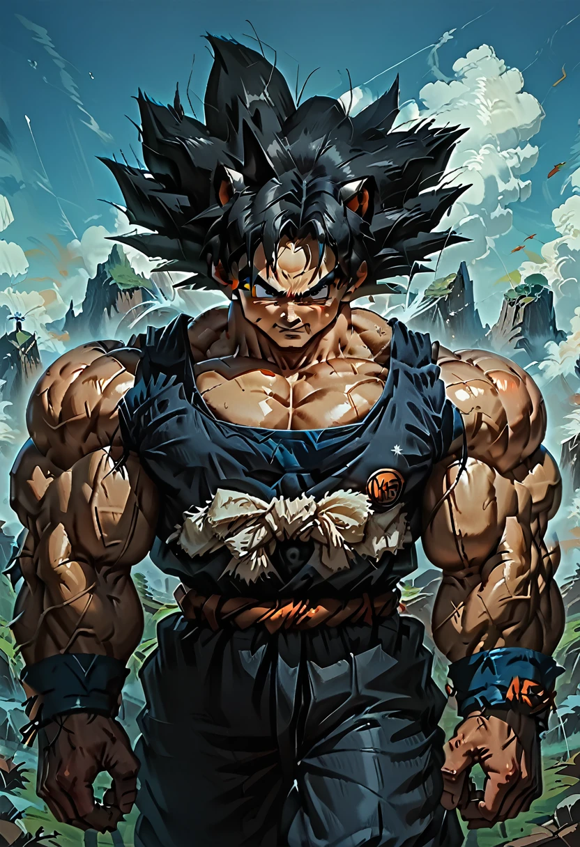 Highest quality,Based on anatomy,Huge muscles,Goku and Kogenta mix,