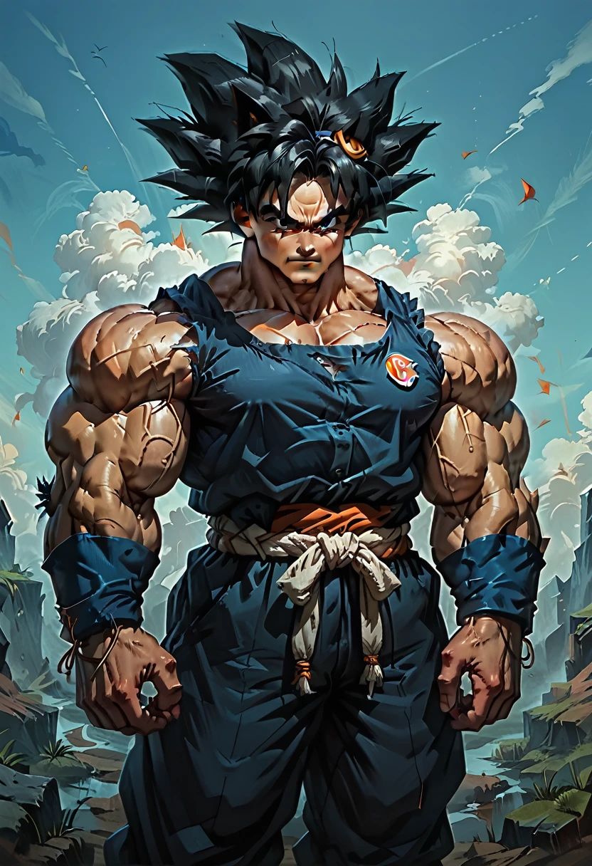 Highest quality,Based on anatomy,Huge muscles,Goku and Kogenta mix,