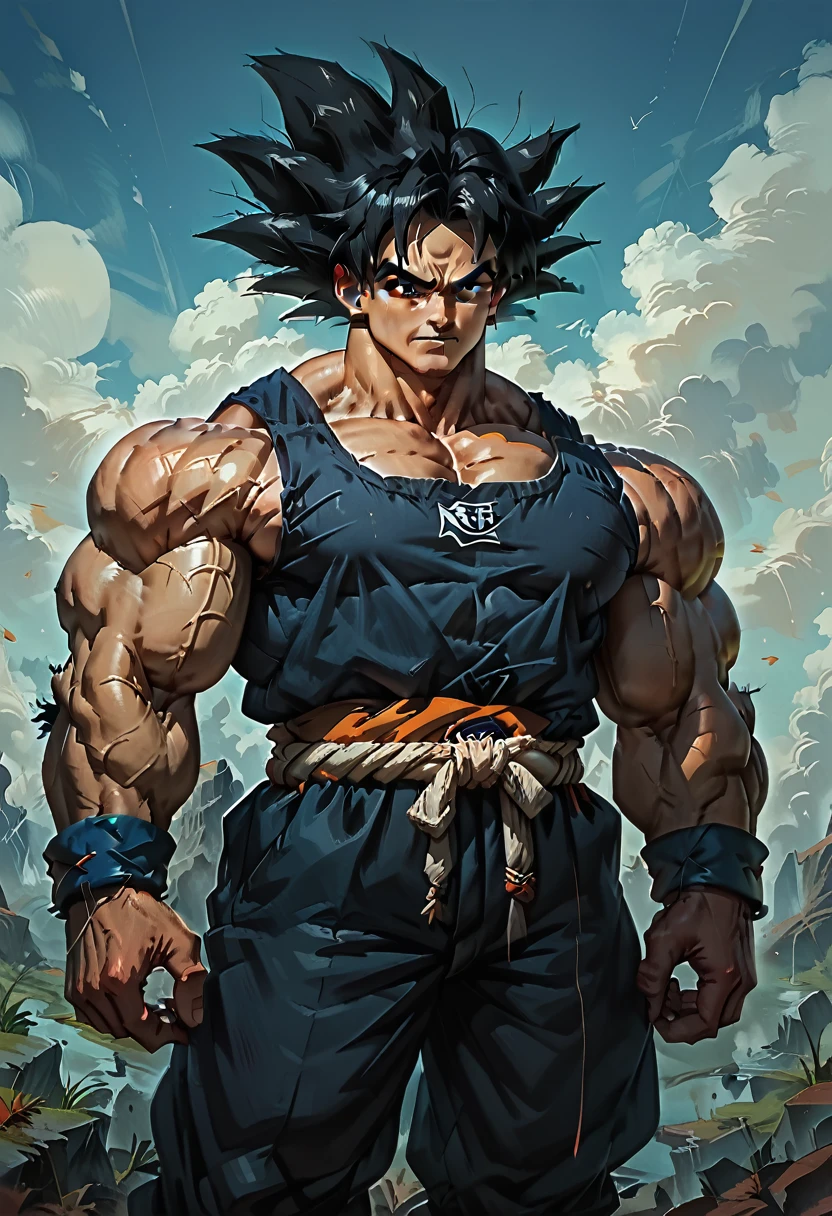 Highest quality,Based on anatomy,Huge muscles,Goku and Kogenta mix,