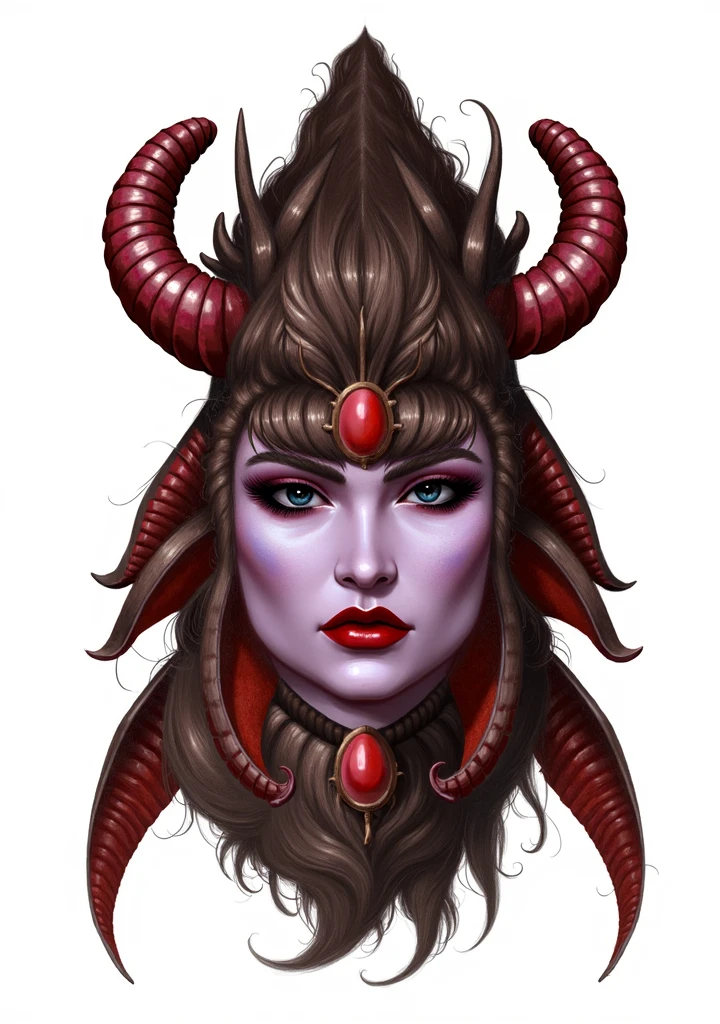 Full body like,fully body pose,A woman with a height of 180cm,Complicated details,(Latex skin:1.1)Big breasts and big breasts(Perfect shiny skin:1.2)Big breasts and big breasts(Moist skin:1.1),(very vey very detailed face),(tmasterpiece,realisticlying:1.3),(extremly intricate:1. 2)>,intricately details,(Sculptural skin texture:1.1)Big breasts and big breasts(shiny skins:1.2)Big breasts and big breasts(Slightly damp skin:1.1),A woman with a staff, horned ram goddess, gothic maiden shaman, shaman witch, she is dressed in shaman clothes, holding a goat head staff, a young female shaman, attractive tiefling druid, pagan goddess, a female druid, druid goddess, female revenant, alluring tiefling druid, The skull of her hips,The whole scene exudes a mysterious and eerie atmosphere。