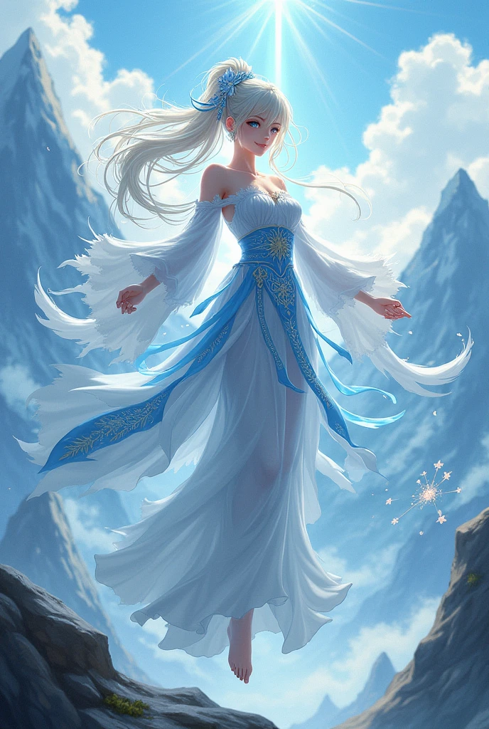 (pretty:1.5), figure skater, (adult), striking image, artistic composition, emotional, active, motion, particles,masterpiece,highest quality,1girl,(close up),magical,beautiful dress,sparkles,starburst effect,motion blur,field of view,dramatic angle