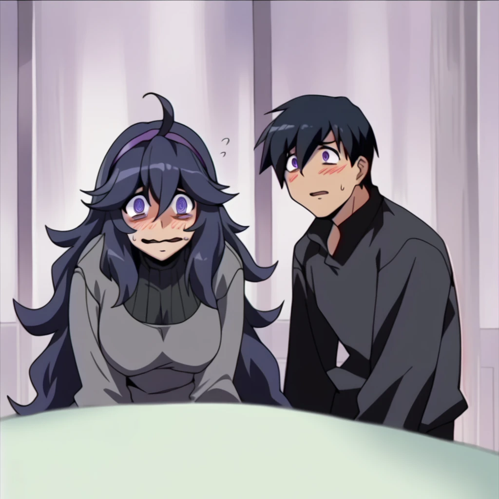 score_9, score_8_up, score_7_up,
BREAK
source_anime,
BREAK
hex maniac \(pokemon\), pokemon, 1boy, purple eyes,
shy, blush, ahoge, @_@, large breasts, long dress, black dress, long sleeves, male only