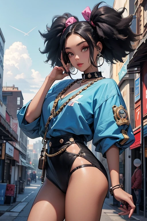 CBZBB, super cute black girl, colorful casual clothes, Rihanna chibbi, 'Moana', artstation, full body, soft lighting, very detailed, detailed background, intricate details, sharp focus, 3D CGI, Cycles Render, Artstation, CGSociety --auto --s2
