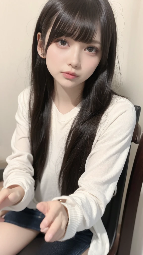 ((top-quality、8K、​masterpiece:1.3))、sharp:1.2、Perfect Body Beauty:1.4、Slim abs:1.2、Wearing a T-shirt、((Layered Hair Style、Colossal tits:1.2))、(Schools:1.2)、Wetty:1.5、Highly detailed facial and skin texture、A detailed eye、二重まぶた、look at a camera、Innocence、(Arrousted:1.3)