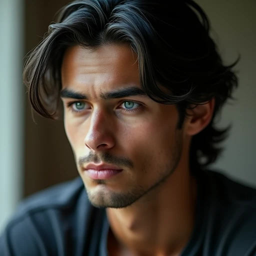 harry style, shirtless oily face and oily hairy body, (porn magazine cover:1.4), best quality, masterpiece, very aesthetic, perfect composition, intricate details, ultra-detailed, hard face, handsome, hot hairy pubic, gentle