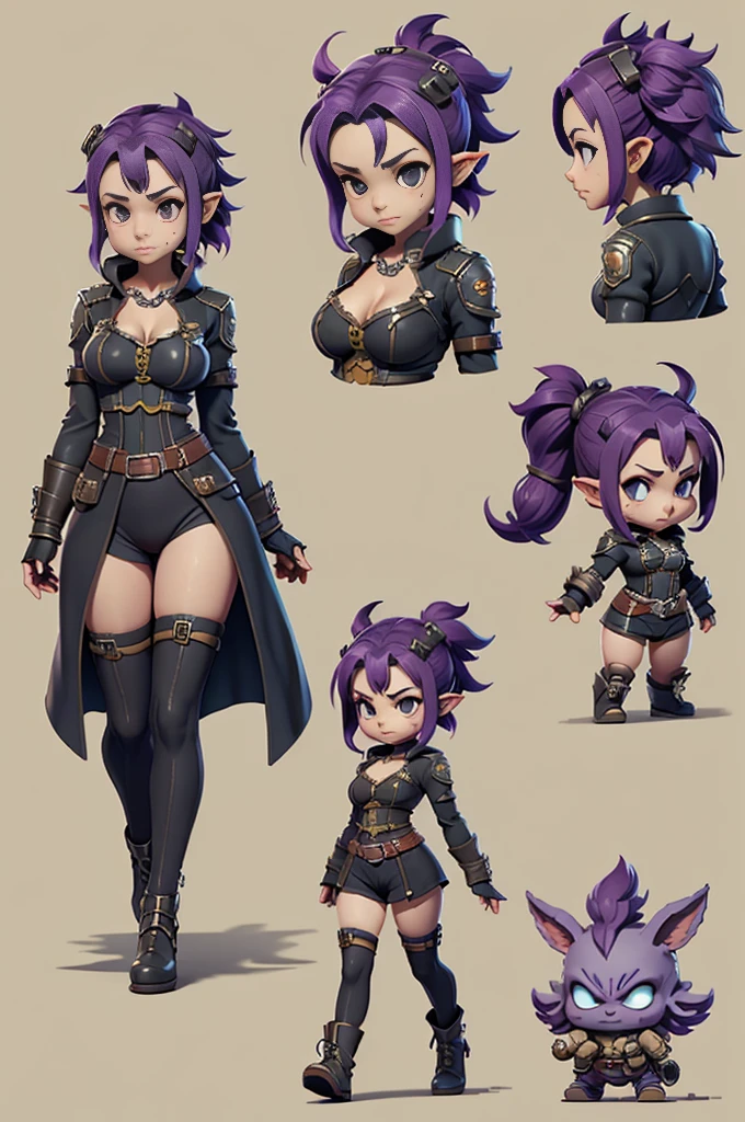 ((The concept character sheet of a strong, attractive, and hot alt lady wearing sexy biopunk armor)). Her face is oval, forehead is smooth and visibly rounded at the temples. jawline is softly defined, giving her a gentle and feminine appearance, ((sexy glowing alien armor, biopunk swords)), ((Masterpiece, Highest quality)), 8k, Detailed face (short hair faded and spiked, undercut hairstyle) (multicoloured hair) (green glowing eyes), light blue hair, pantyhose, stocking, Infographic drawing. Multiple sexy poses. tattoos, glasses, sexy biopunk skirt, sexy biopunk top