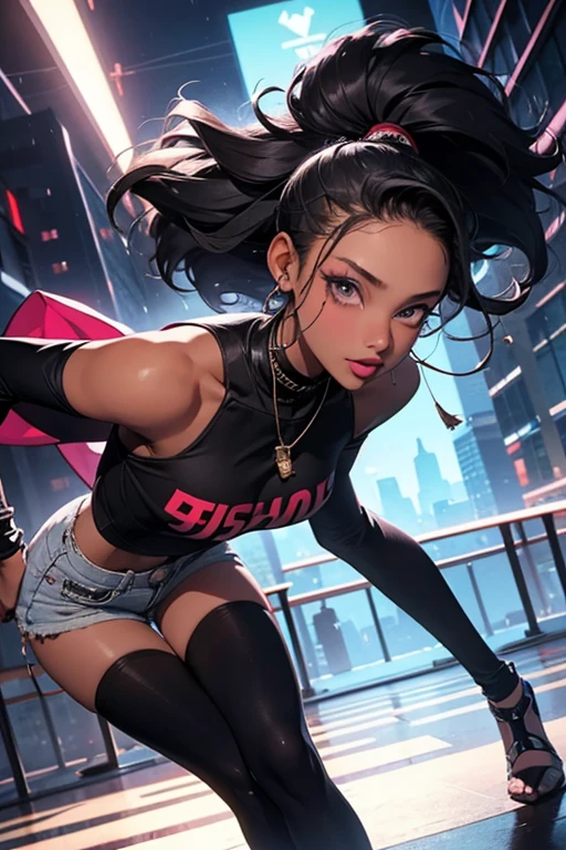 there is a woman doing a push up on a mat, ig model | artgerm, artgerm and atey ghailan, ross tran style, smooth anime cg art, extremely detailed artgerm, trending on cgstation, rossdraws digital painting, beautiful anime girl squatting, inspired by Ross Tran, style artgerm, rossdraws volumetric lighting