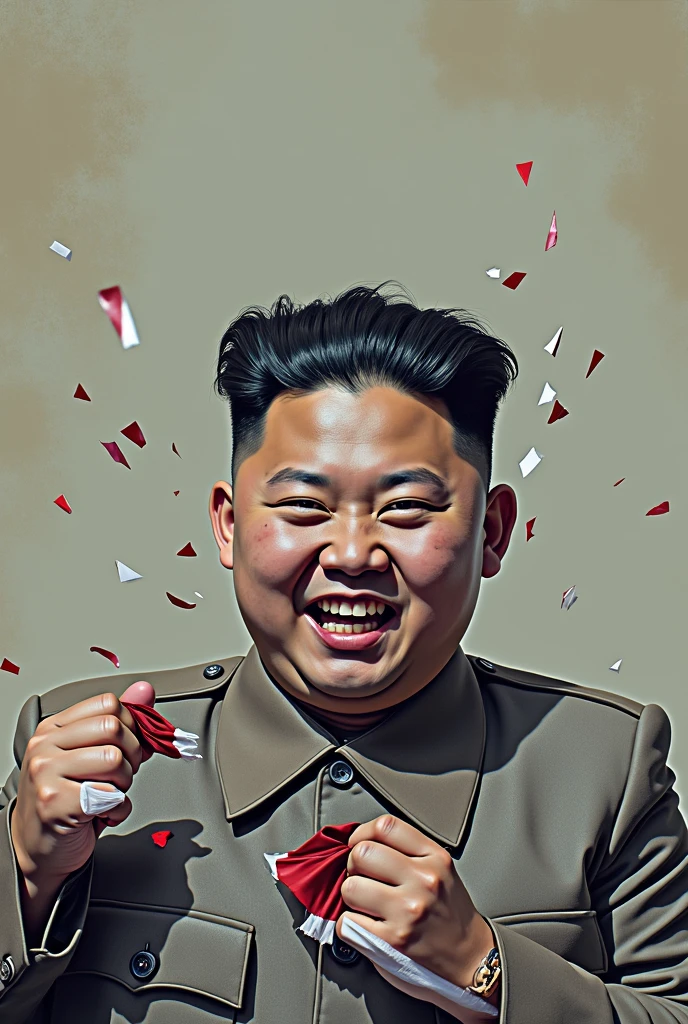 create an image of Kim jong-un in a gay way