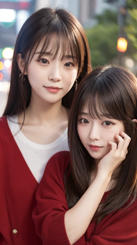 (8k, RAW photo, photorealistic: 1.25), (lip gloss, eyelashes, smiling, bright face, glowing skin, best quality, ultra high resolution, depth of field, chromatic aberration, caustic, wide lighting, natural shading) looking at the viewer with a serene bliss, diffused light