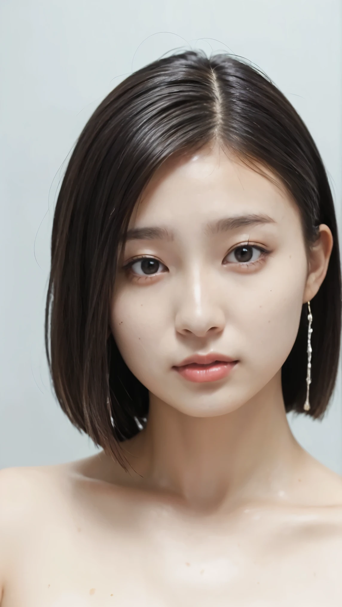 Cute Japanese Women Photos, smile:1.78, 20-year-old, Oil, One Length Hair＆Straight Hair Balm:1.55, (photo Realistic:1.4), (hyper Realistic:1.4), (Realistic:1.3), (Smoother lighting:1.05), (Improving the quality of cinema lighting:0.9), 32K, 1 person,20-year-oldの, Realistic lighting, Backlight, The light shines on your face, Ray Tracing, (Bright light:1.2), (Improvement of quality:1.4), (Highest quality Realistic textured skin:1.4), fine grain, Detailed face,(smile:0), (Emphasis on face close-up:1.3), (Enhances the beauty of skin texture:1.1),((Extremely precise and accurate anatomy:1.0)), (Enhances the beauty of skin texture:1.1), Clean and glowing skin, mesh, thin:1.2, (Realistic:1.3), Realisticなライティング, (Smoother lighting:1.05), 32K, One Japanese woman, fine grain, Detailed face, (Film Grain:1.1),(Accentuates body lines:1.1), High resolution, Natural look, Kind eyes, Improves hair quality, Delicate light and shadow, Transparent muscles, Graceful pose, Beautiful Eyes, Sharp details, Soft light reflection, Beautiful contours, Delicate skin tone, Fine hair texture,Cute Japanese Women Photos,