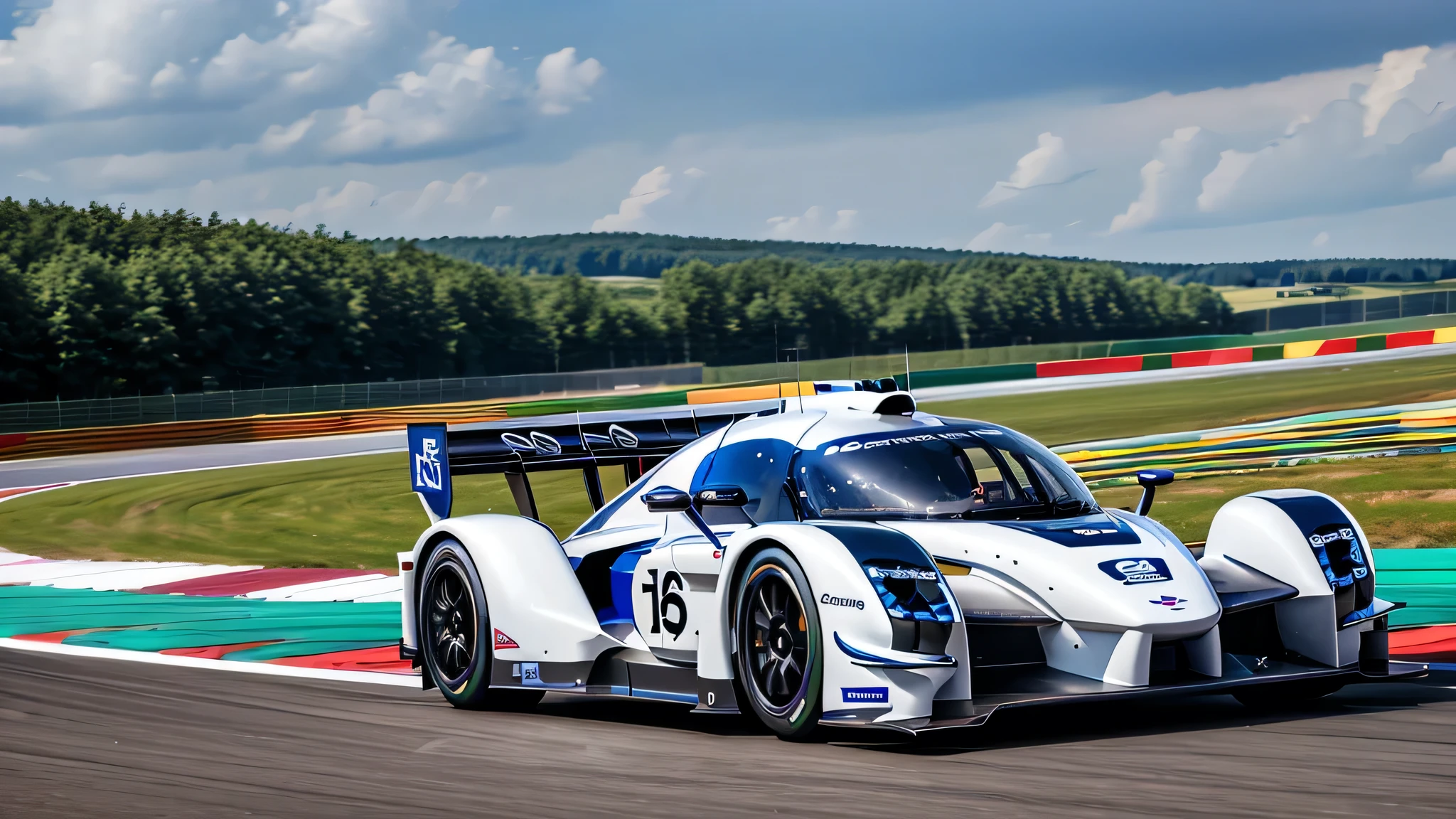 lmp3 ligier p320 at high speed in SPA