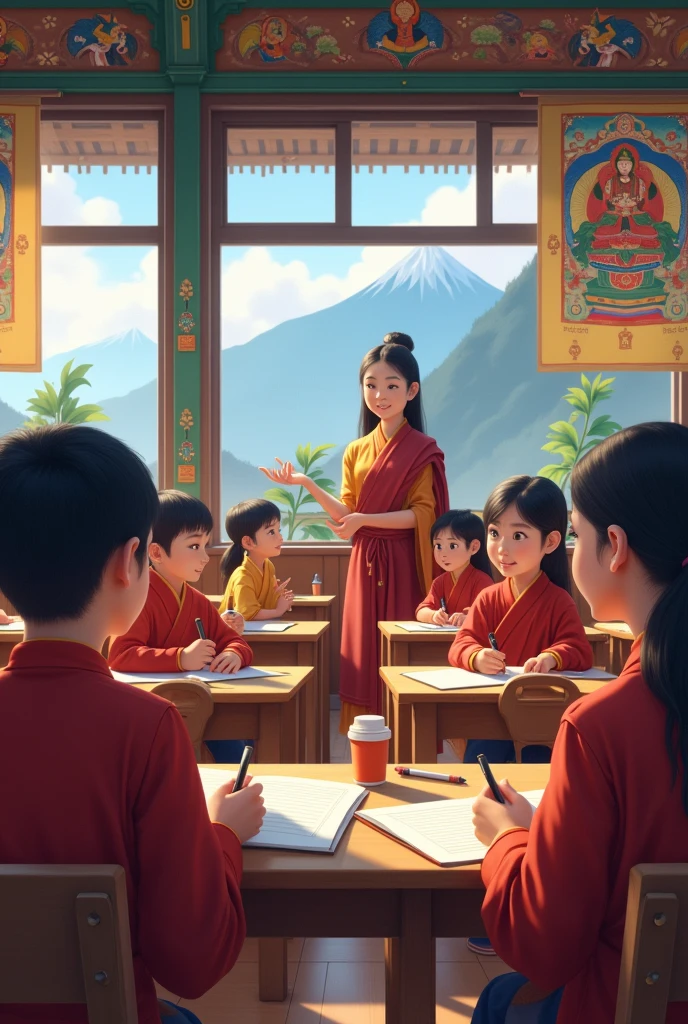 Bhutanese students