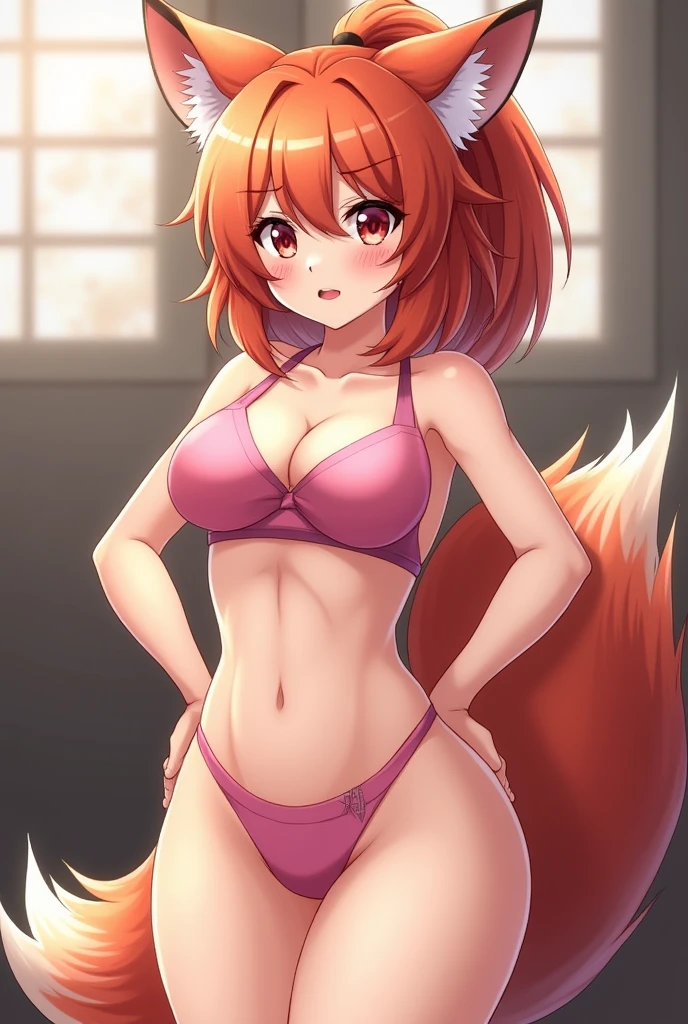 masterpiece, best quality, beautiful art, high resolution, well formed hands, body and fingers, 1 woman, solo, Tamamo No Mae, fox ears and fox tail, adult, big breasted, cleavage, full body, long hair, hair ornament, gorgeous legs and thighs, smile, wearing a sexy dancer outfit, sexy and skimpy bikini, she is fighting in a combat match at a martial arts tournament, she is getting ready to fight, making her guard pose, action and fighting scene, about to hit the viewer, looking at the viewer, sweating , feeling confident and proud, smiling joyfully and happily, charming her opponent with her beauty, fighting scene, martial arts tournament on the beach