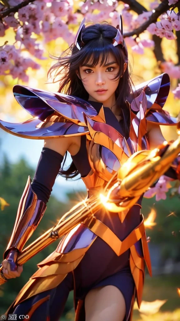 (((1woman)))  a hyper realistic ultra detailed photograph of a pretty japan woman full pose style photorealistic full pose style at village background, long black hair, red eyes, shiny armor, dynamic pose, holding staff,  picture from head to leg, detailed symmetric beautiful hazel eyes, detailed gorgeous face, 30-megapixel, 4k, Canon EOS 5D Mark IV DSLR, 85mm lens, sharp focus, intricately detailed, long exposure time, f/8, ISO 100, shutter speed 1/125, diffuse back lighting, award winning photograph, facing camera, looking into camera, monovisions, perfect contrast, High sharpness, facial symmetry, depth of field, ultra-detailed photography, raytraced, global illumination, TanvirTamim, smooth, ultra high definition, 8k, unreal engine 5, ultra sharp focus, award-winning photograph, trending on artstation, realistick 8k