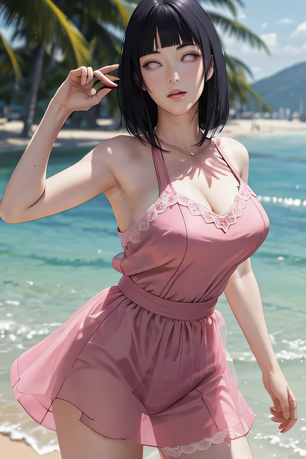 score_9, score_8_superior, score_7_superior, Masterpieces with up to 16K resolution,Highest quality,it is really amazing,Very detailed,Ultra-high resolution,Real,Realistic,Increased depth of field,Cinematic lighting,
(sexy japanese milf:1.3),
Long black hair,Ultra-detailed and beautiful faces,Translucent white skin,Very detailedな肌の質感,Slender body,Anatomically correct body,
(Elegant resort dresses:1.1),
Summery design,(Beautiful and detailed pattern:1.1),Detailed fabric texture,
Gorgeous necklace,Earrings,
(Night Coast:1.1),
Thundercloud,Pitch black sky,delay々Continuing sandy beach, Deserted Beach,Dark sea surface,
(Dramatic Angle:1.3),