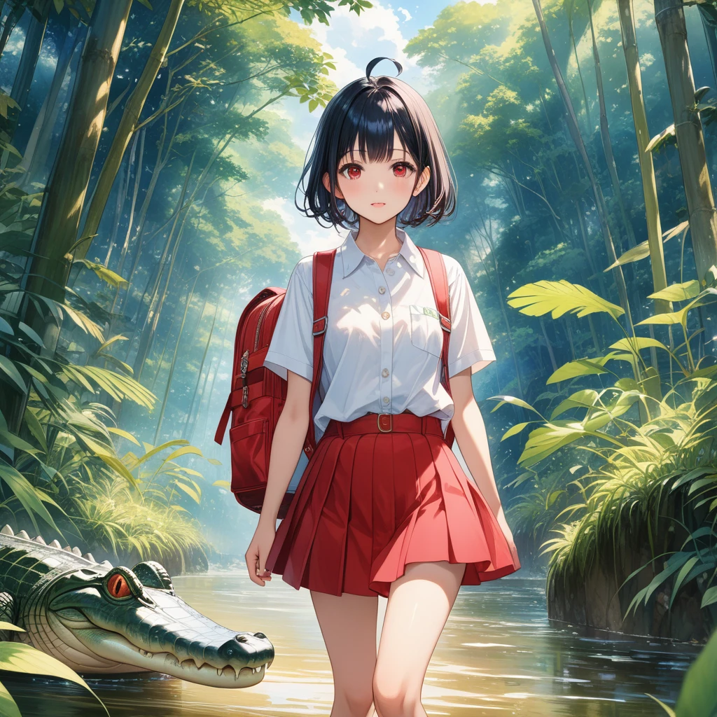 1girl , Infinite Jungle, anime, best quality