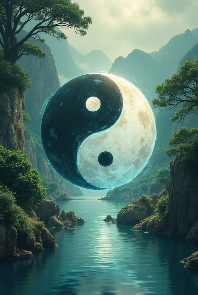 yin yang, canons, Fantastic, 4K