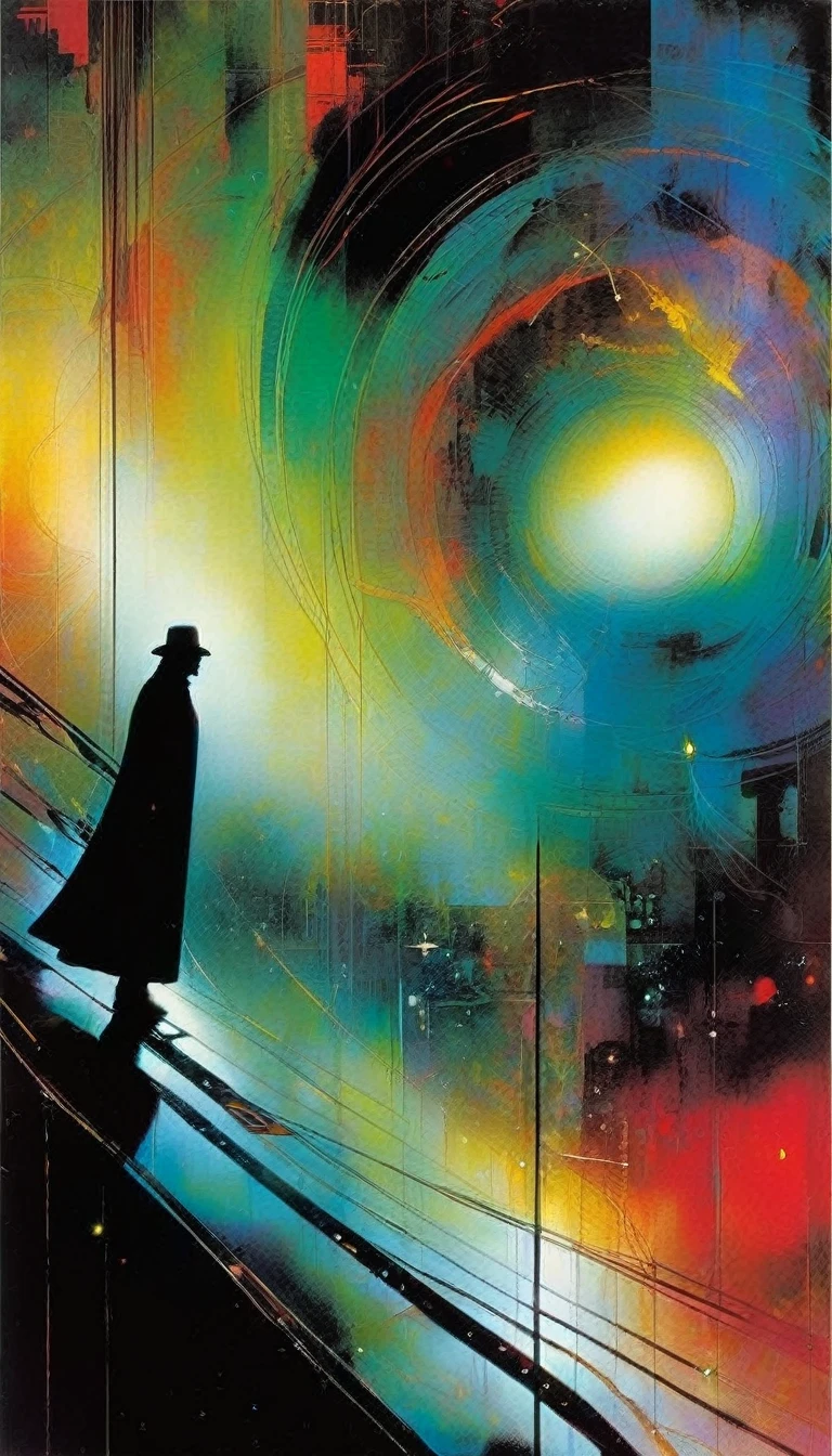 at the limits of reality, art inspired by Bill Sienkiewicz and Dave McKean.