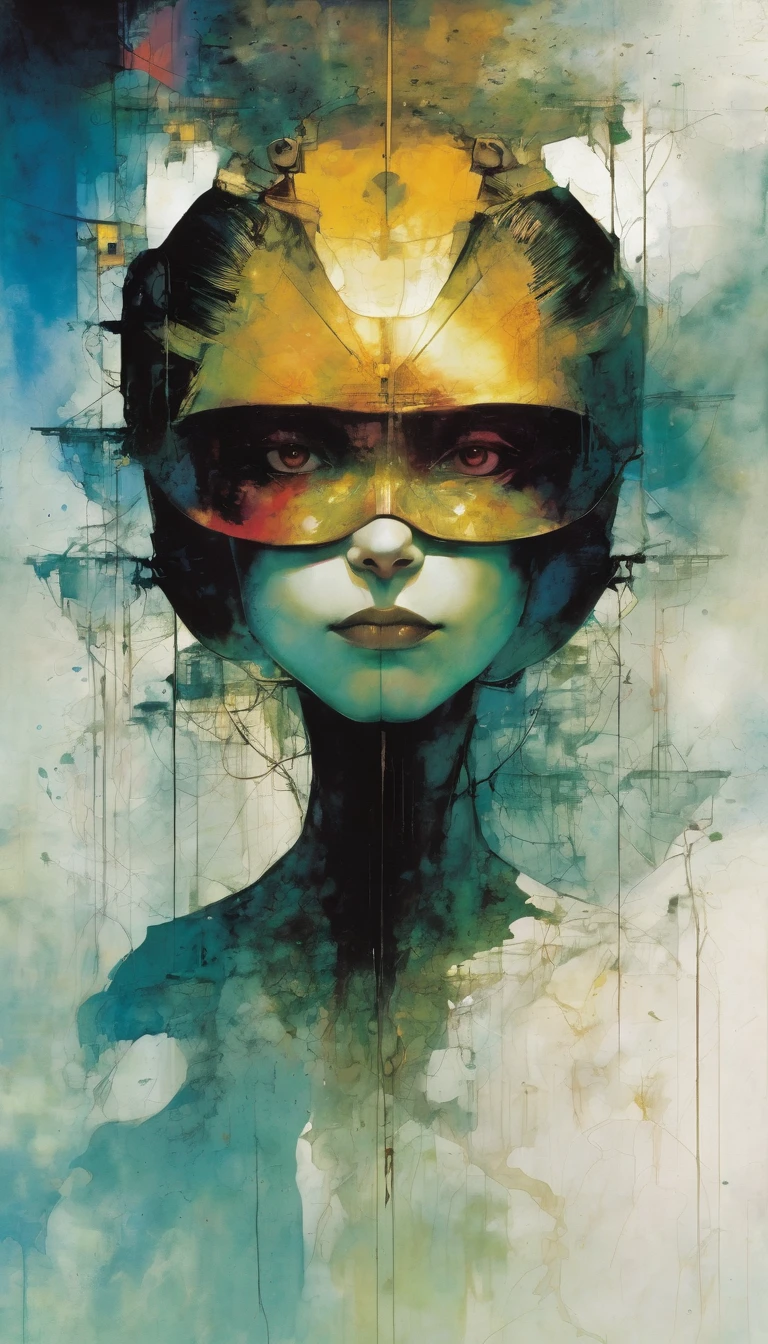 at the limits of reality, art inspired by Bill Sienkiewicz and Dave McKean