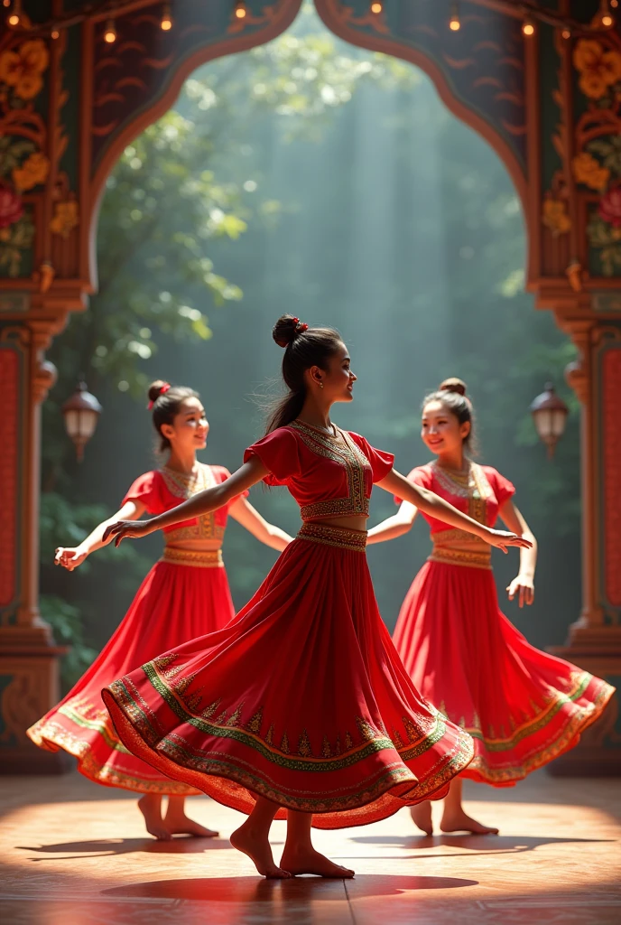 Create a poster for invitation for cultural dance