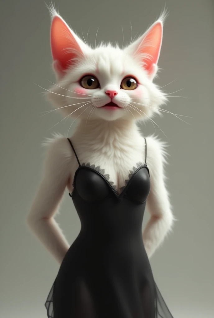 one girl, fox ears, , pure, cute naked, topless, a Woman alien mix, human Body, big tits, fox skin, alien fox nose but the Rest of the face ist human, (((whiskers))) big eyes, full black eyes, hybride 10 % fox 50 %alien and 40 % human, face mostly woman,furry at Body Arms and shoulders and neck, tits are human , nipples ,Cat eyes, slender No clothes,snake shed skin,fox furr pink, fat lips, bimbo lips,tail, fangs,