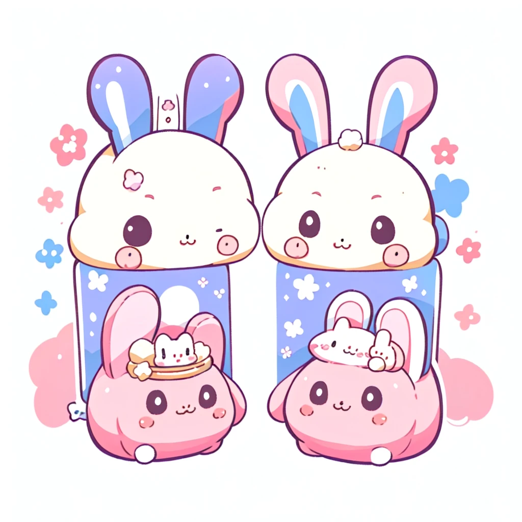 1 rabbit、cute rabbit,cute,kawaii,Sanrio、Stickers、character、