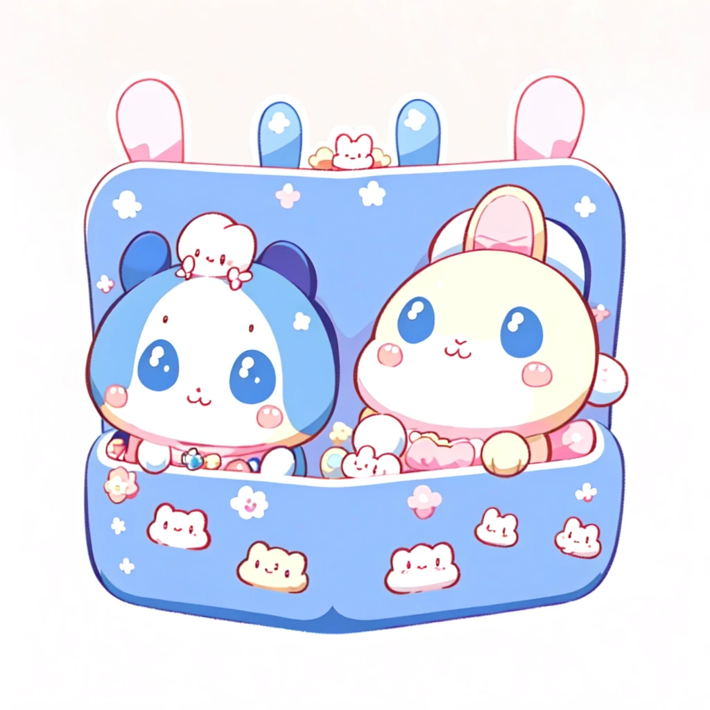 One Blue Rabbit、cute rabbit,cute,kawaii,Sanrio、Stickers、character、