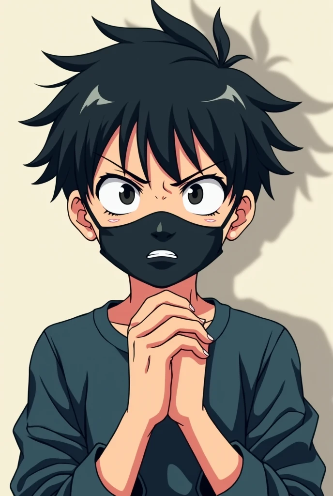 Highres, Masterpiece, Best quality at best,Best Quality,hight quality, hight detailed, Anime style, 1boy, Shota, young boy,Tanjiro, red hair, earring, Slim body, look at viewer, Shirtless, bare shoulders, Gag harness, Muzzle, gagged, upper body, simple beckground, (very young boy), (very small and short body), simple beckground, hansome boy, Uhd, bokeh, sweat