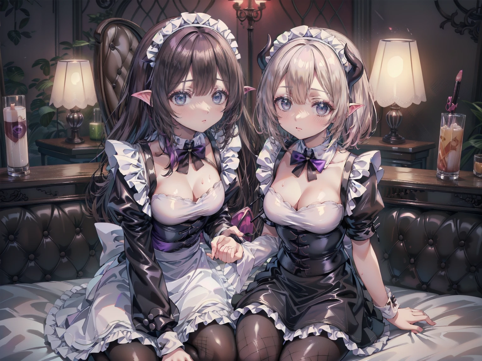 10th Generation,A beautiful woman,Beautiful breasts,Moe,Maid,Succubus,Succubus