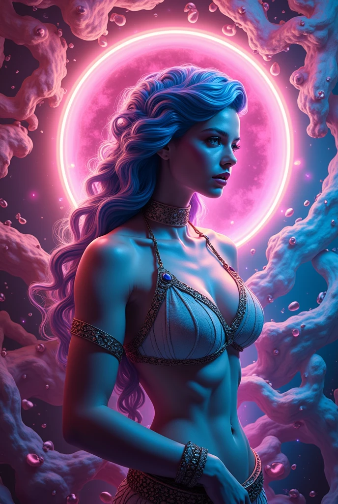 1girl, nsfw, intricate detail, 8k resolution, delicate caucasian 18yo girl, Walking along a beach, barefoot, with arms outstretched, embracing the freedom of the sea., long hair, detailed eyes, perfect hands, Edgy: Leather jacket, ripped skinny jeans, combat boots., seductive expression, Chain Bracelet, (Futuristic Space Station Orbiting a Planet), (Huge breasts:1.2), (tight gap:1.2) <lora:add_detail:1> <lora:SBGF:1> <lora:cyber_20230605125330:1> <lora:deluster1:0.5> <lora:micro_4_y:0.5>