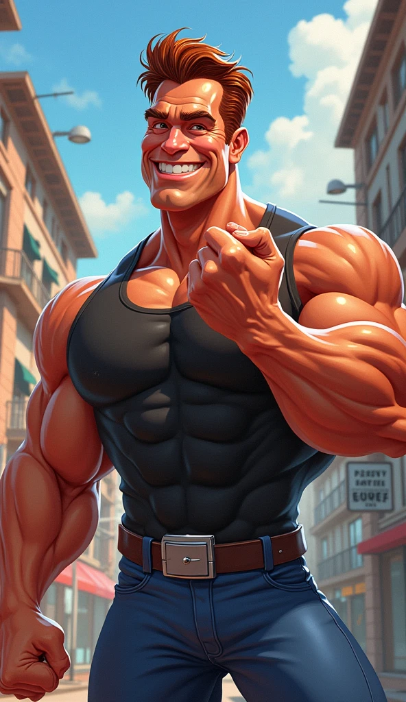 Highly detailed, High Quality, Masterpiece, beautiful, Luigi, <lora:Luigi:0.8>, 1boy, solo, smile, cowboy shot, mustache, muscular, gigachad, <lora:Char_Sigmas_GigaChad:0.5>