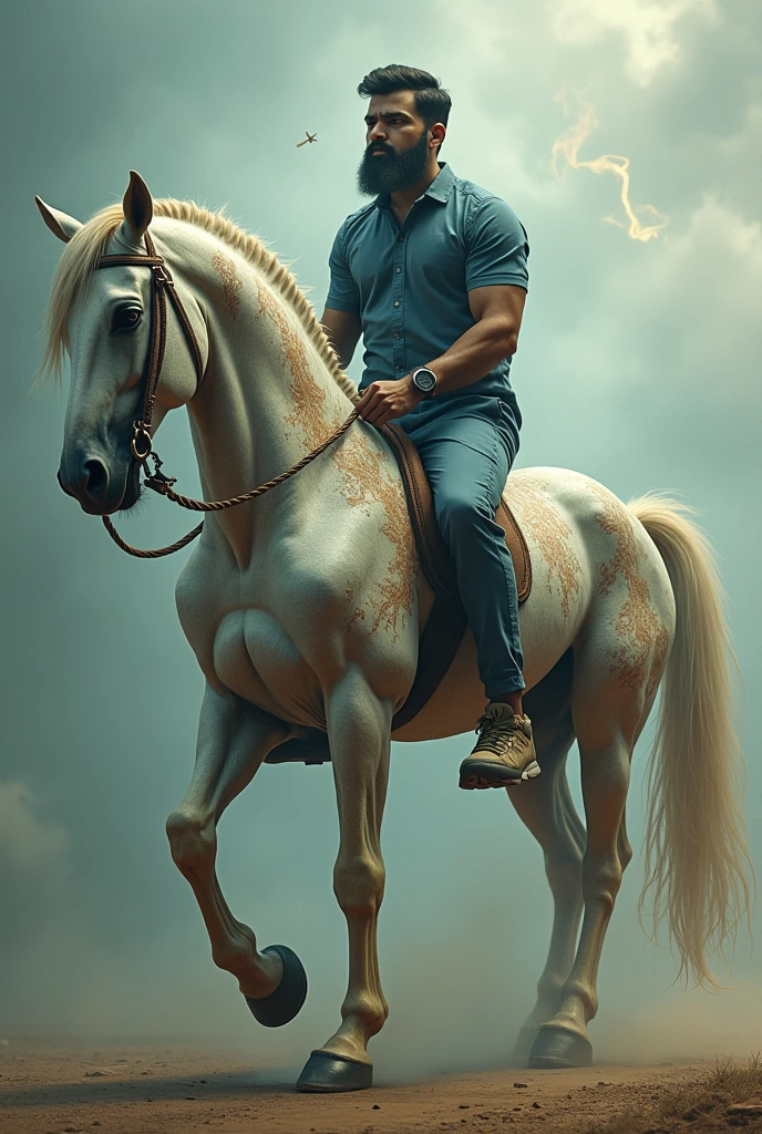 a half-horse human