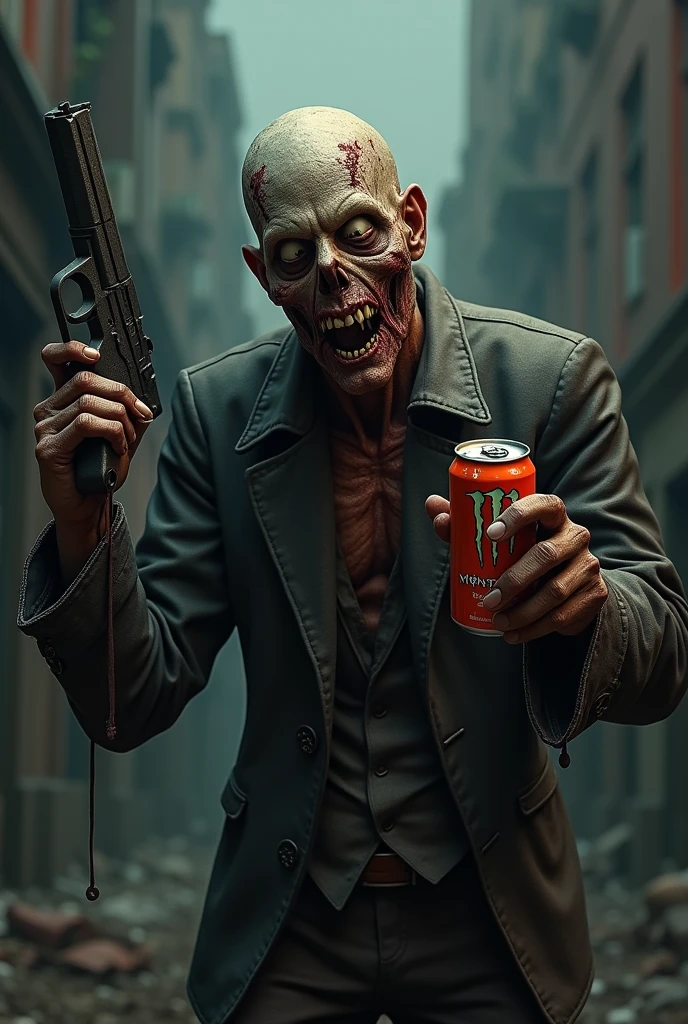 (high resolution, 8k, photorealistic, hyper detailed, masterpiece, exquisite, vivid colors, perfect composition, intricate details,Best Quality, 8K, Masterpiece: 1.2, Photorealistic: 1.37, HDR, UHD),image of a full-body zombie,image 3D,hell