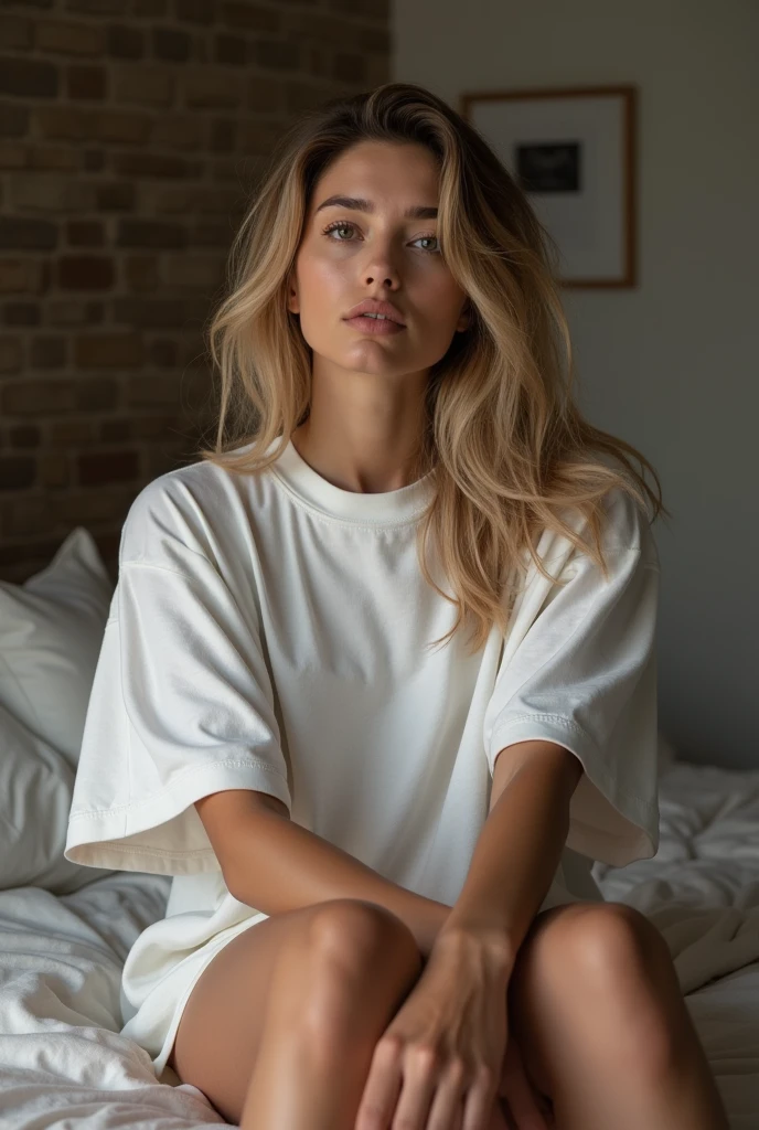 Billie Eilish, Realistic, photography, real, natural, naked, open legs