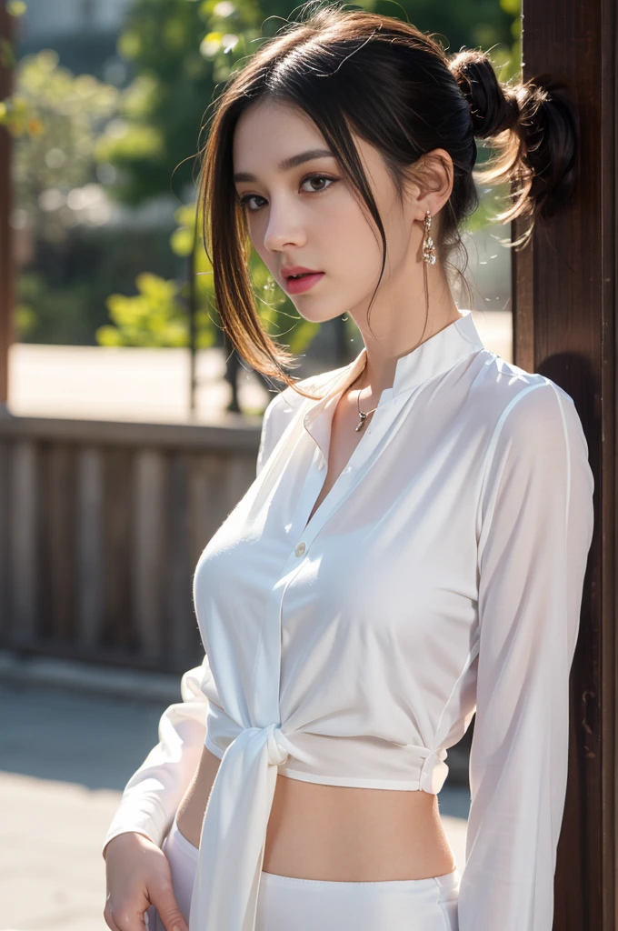 (Best Quality, 8k, 32k, Masterpiece, UHD: 1.3), Attractive Japan Woman Pictures, One Girl, (Big: 1.0), Abs, Perfect Body, (Transparent Shirt: 1.1), Ultra Detailed Face, Detailed Lips, Fine Eyes, Double Eyelids
