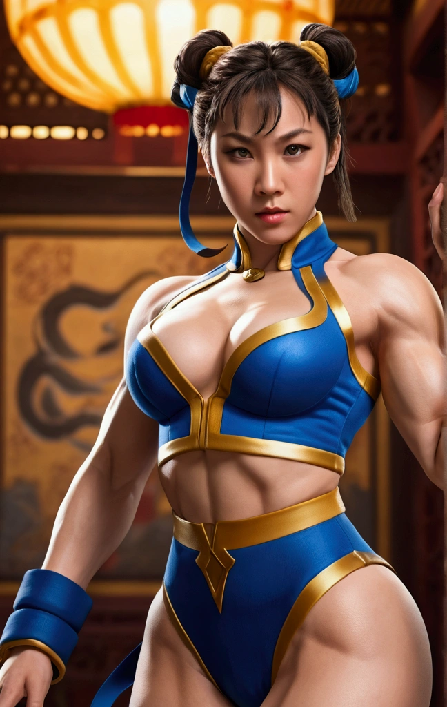 Kitana, from the game Mortal kombat,  (( full naked body)) perfect naked tits, perfect naked vagina, tonned body, big drips, small hips, gloomy atmosphere, Extreme beauty